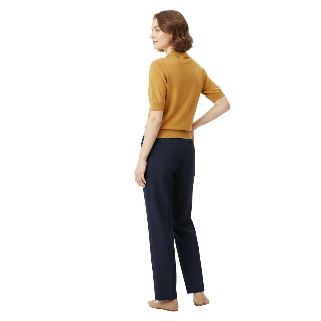 Classic Knit Polo Sweater