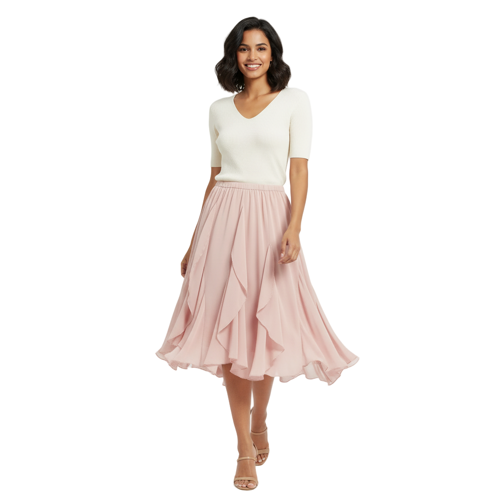 Petal Cascade Skirt