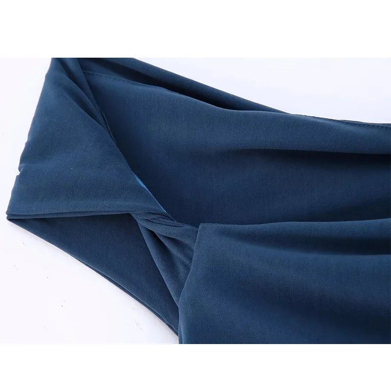 MUJER Pleated Crop Top Women Off houlder Ruched Top Female Sexy Sleeveless Tops for Woman Fashion Streetwear Asymmetric Tops