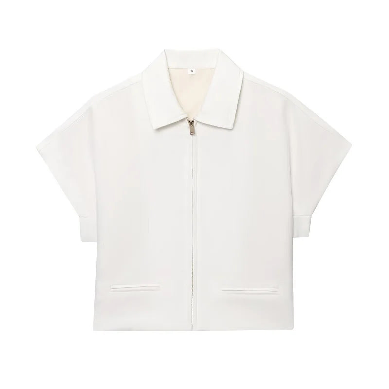 Cropped Varsity Jacket