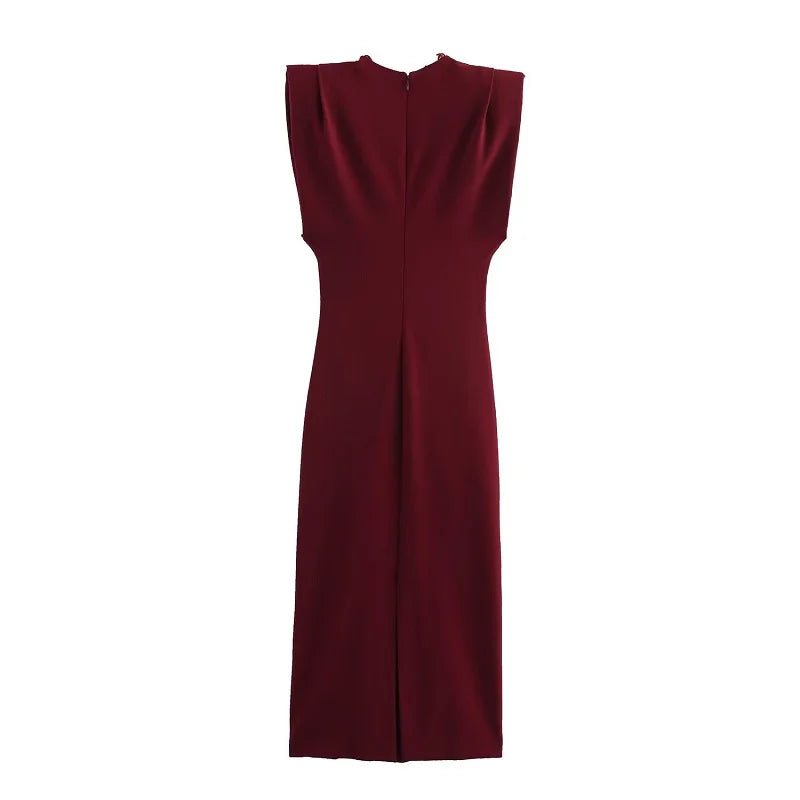 Crimson Grace Midi Dress