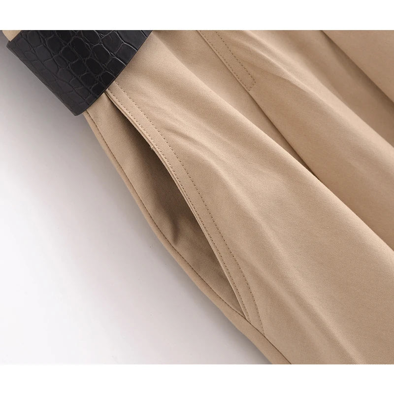 Belt Pleated Midi Dress