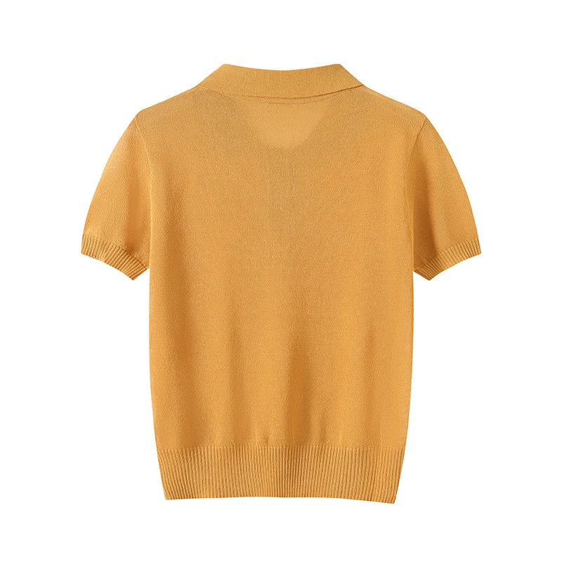 Classic Knit Polo Sweater