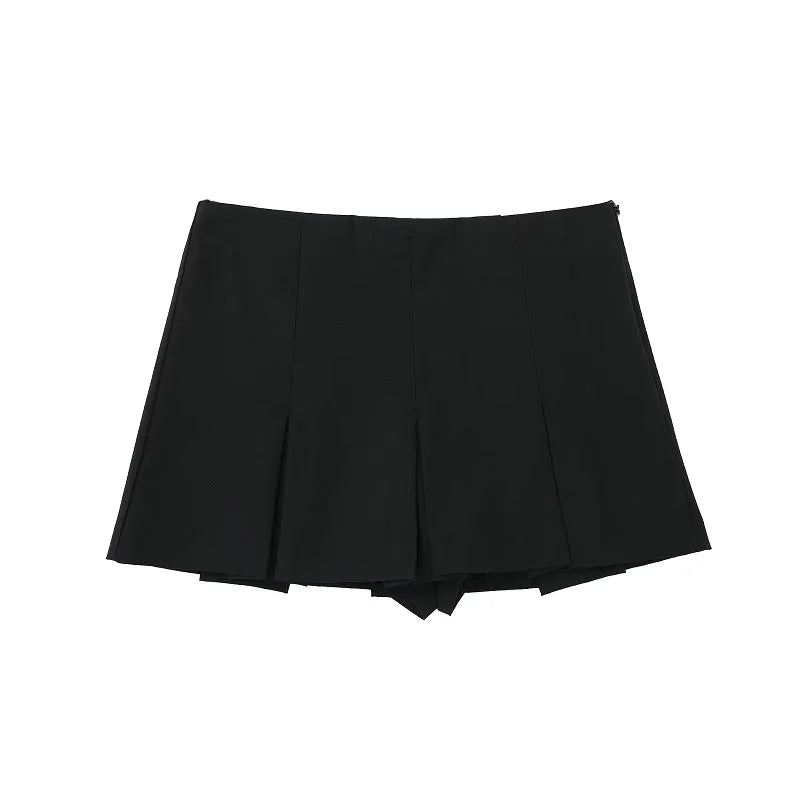 Classic Pleated Mini Skirt