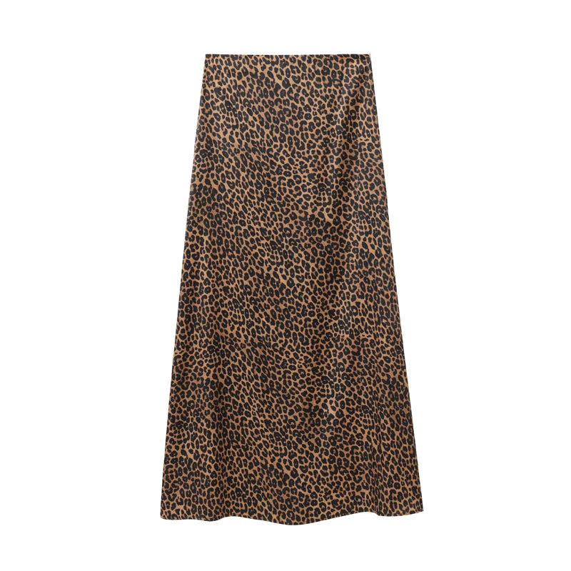 Leopard Long Skirt