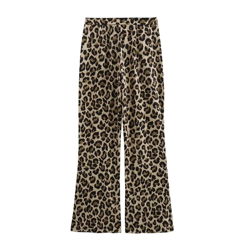 Vintage Leopard Print Pants