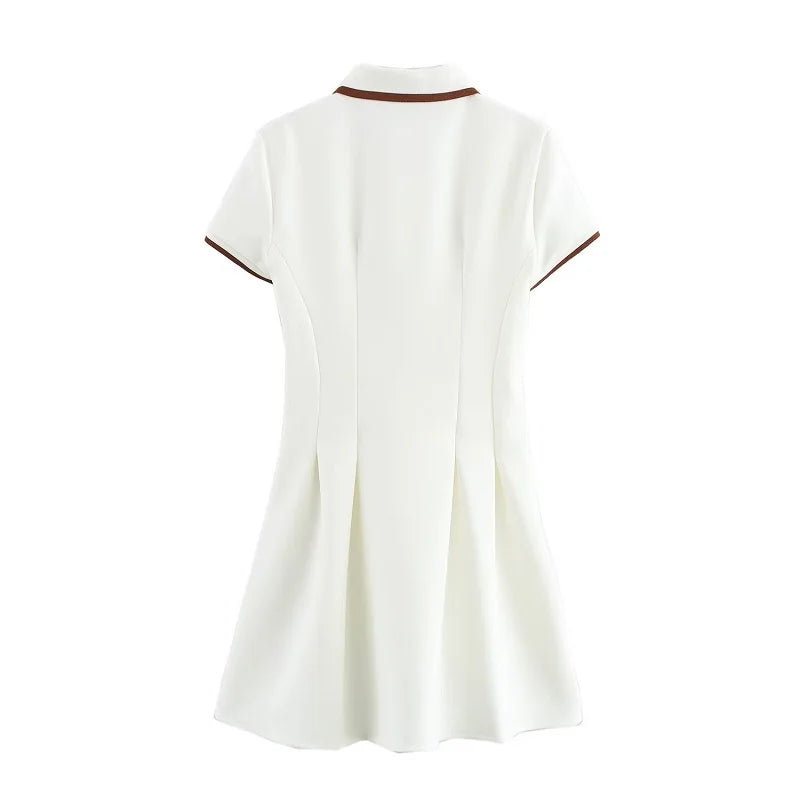 Shirt Spring Mini Dress