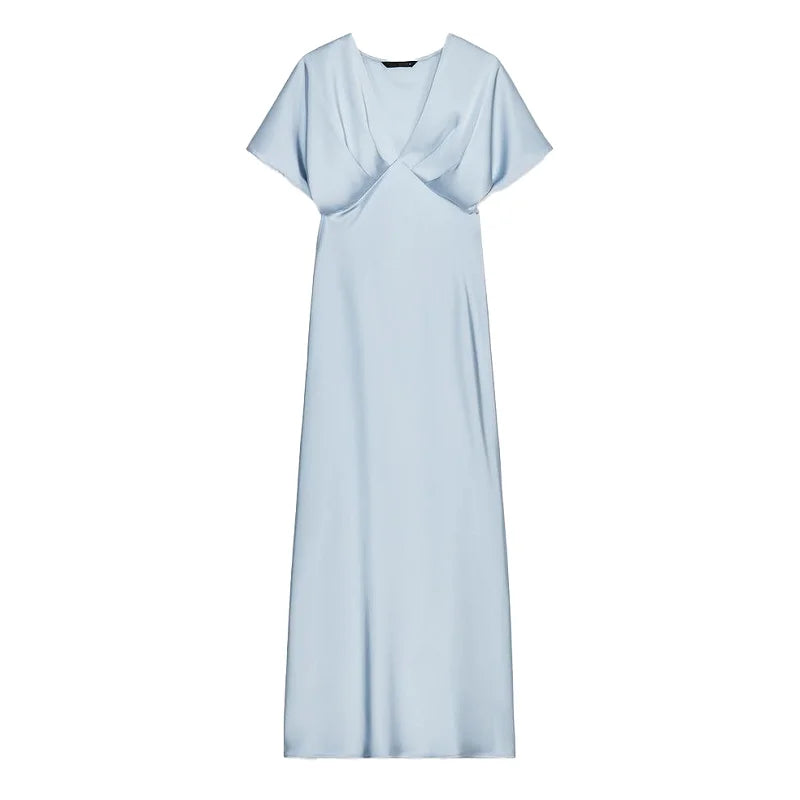 Draped Midi Dress