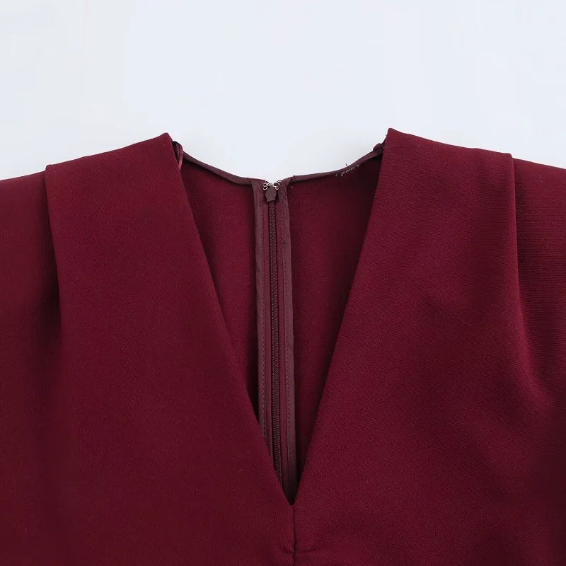 Crimson Grace Midi Dress